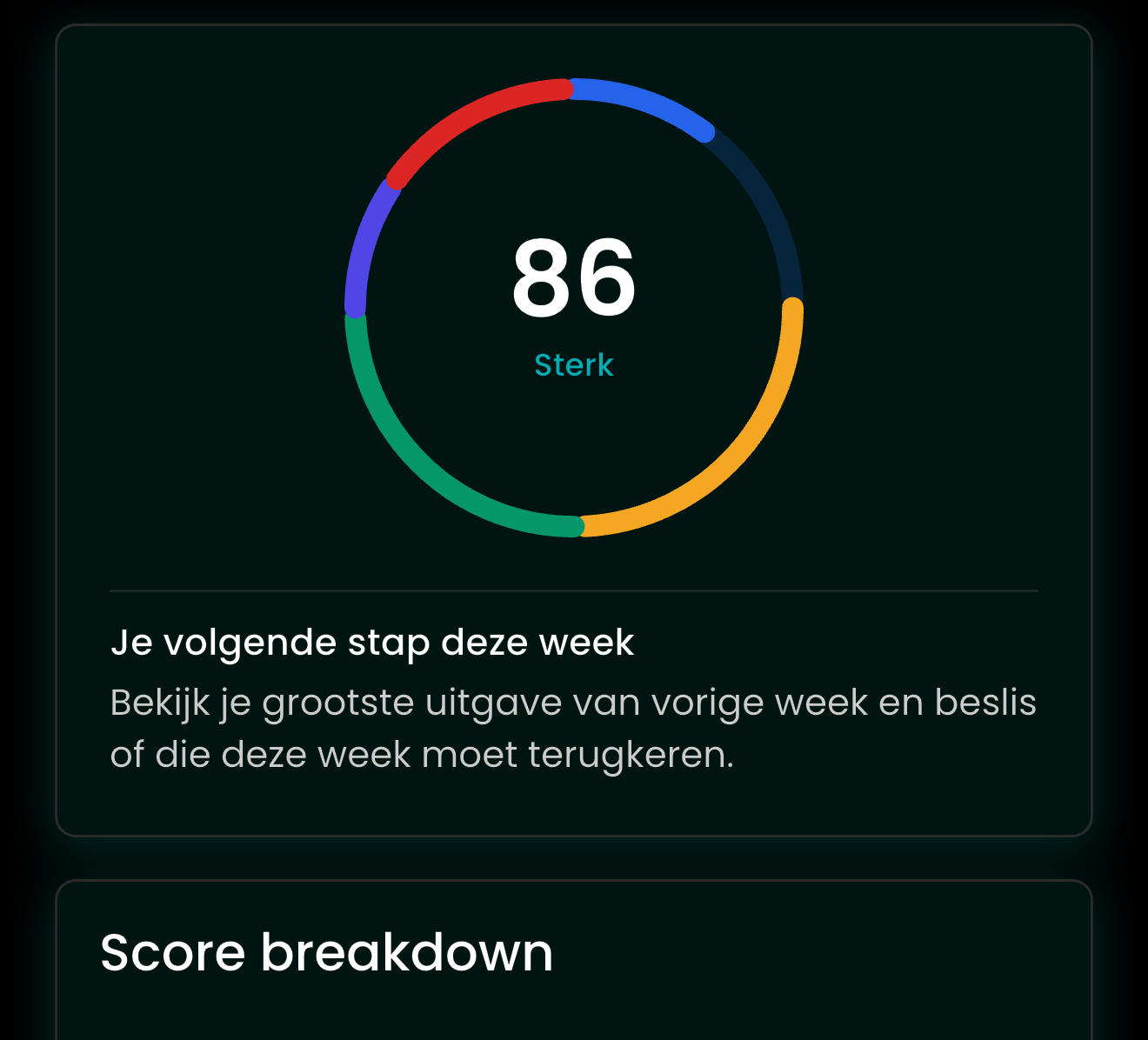 Financial Health Score