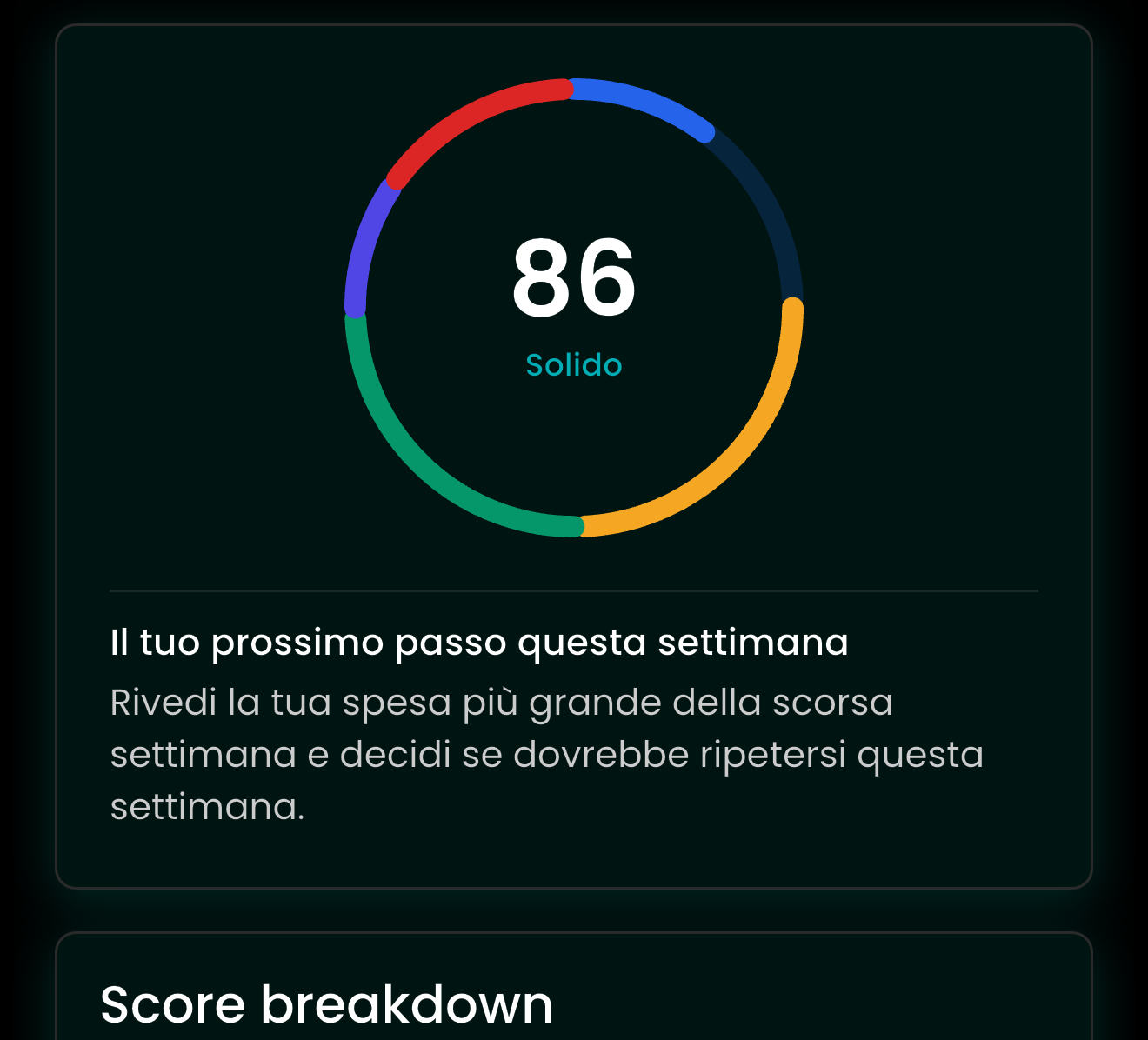 Financial Health Score