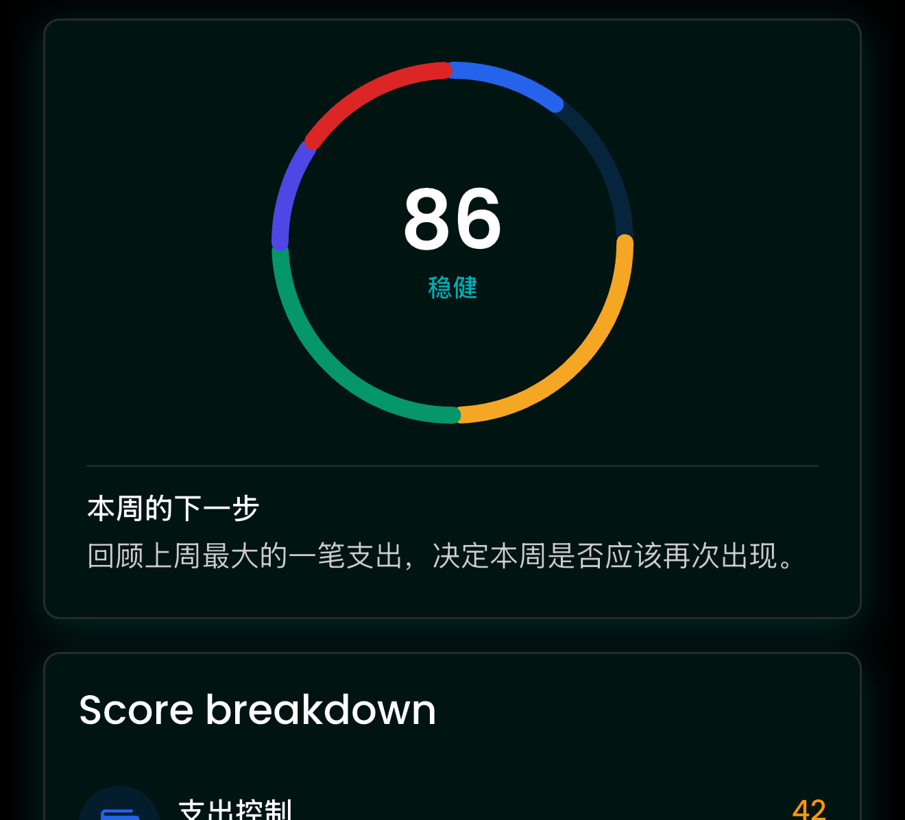 Financial Health Score