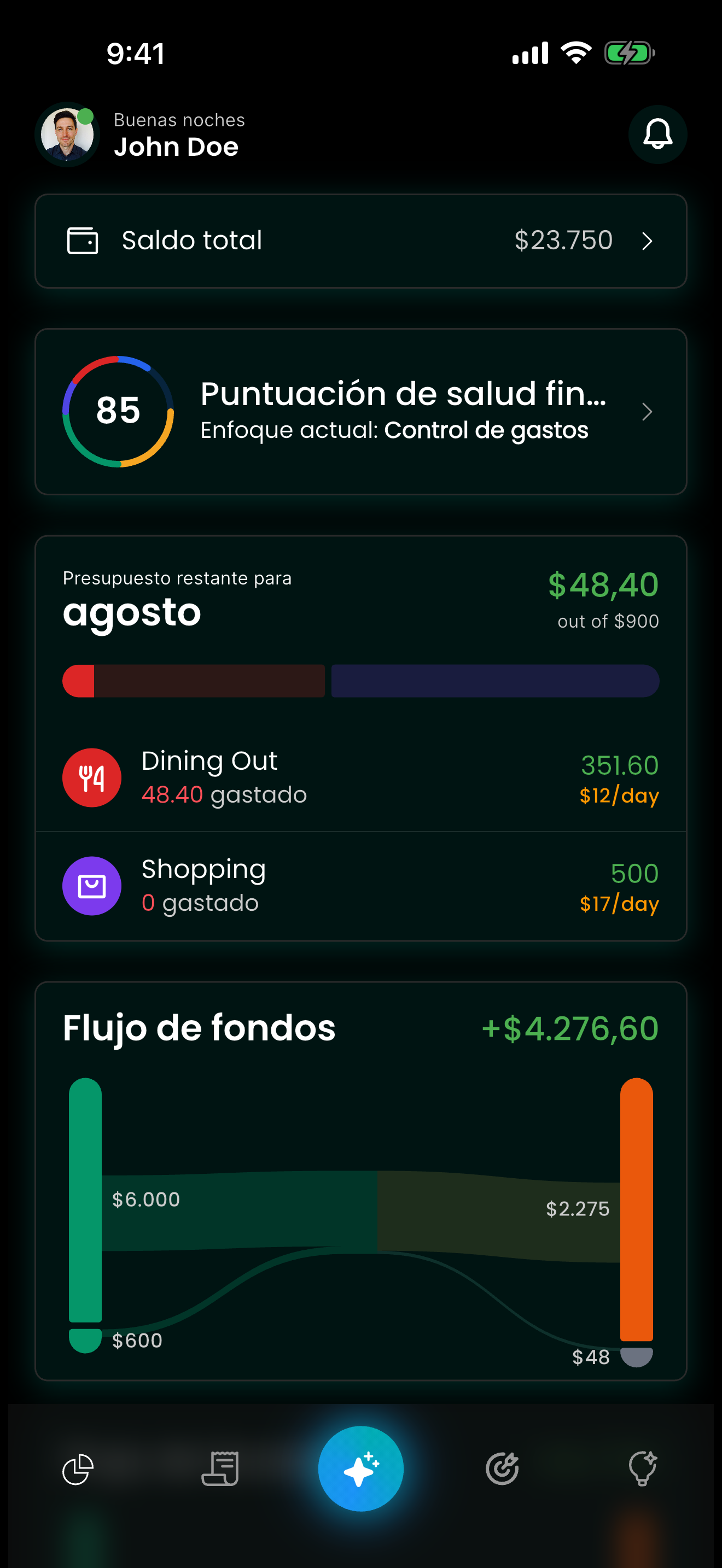 Captura de pantalla de la app Fiscify