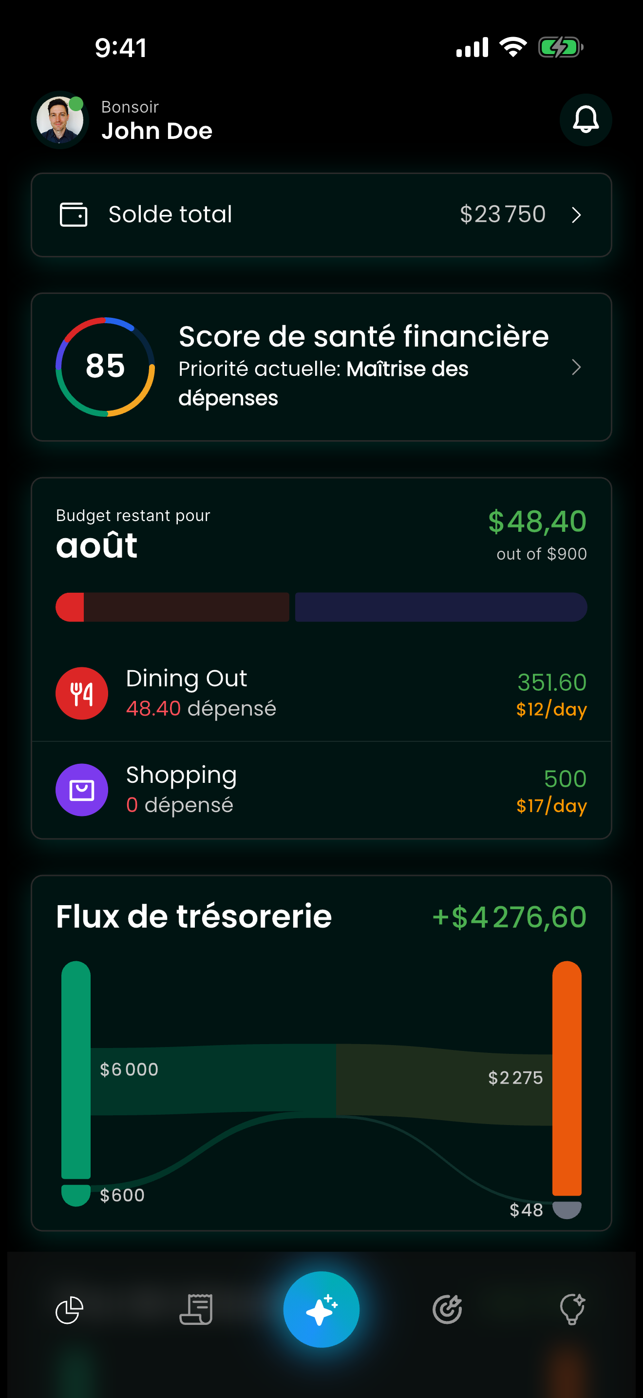Capture d'écran de l'app Fiscify